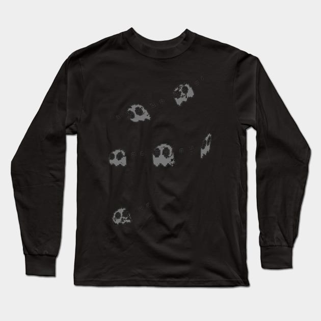 Pac-maniac attack Long Sleeve T-Shirt by ddtk